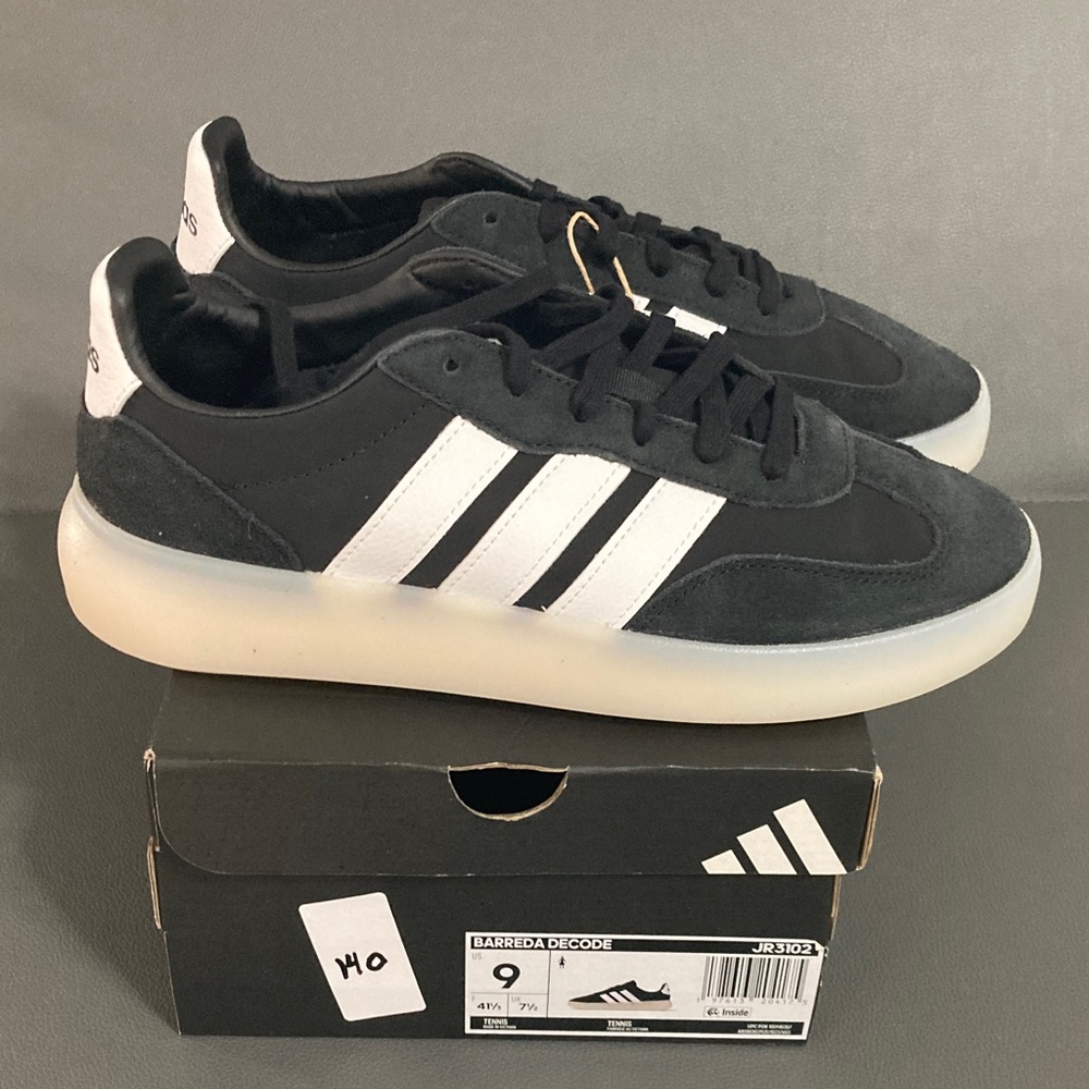 Adidas Berreda Decode Black suede/nylon womens 9